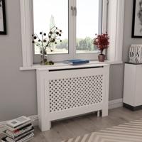 Radiatorombouwen 2 st 112x19x81,5 cm MDF wit