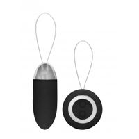 Luca - Rechargeable Remote Control Vibrating Egg - Black