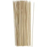 300x Bamboe houten sate prikkers/spiezen - bbq sticks - 35 cm - thumbnail