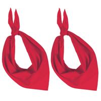 15x Zakdoek bandana rood