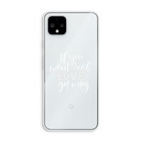 Partner in crime: Pixel 4 XL Transparant Hoesje