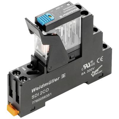 Weidmüller DRIKIT 12VDC 2CO LD/PB Relaismodule Nominale spanning: 12 V/DC Schakelstroom (max.): 5 A 2x wisselcontact 10 stuk(s)