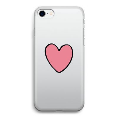 Hartje: iPhone SE 2020 Transparant Hoesje