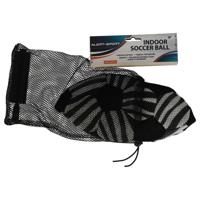 Indoor Voetbal met Netje 23 cm Zwart/Wit