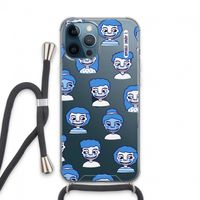 Gezichtjes: iPhone 13 Pro Max Transparant Hoesje met koord