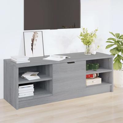 Tv-meubel 102x35,5x36,5 cm bewerkt hout grijs sonoma eikenkleur