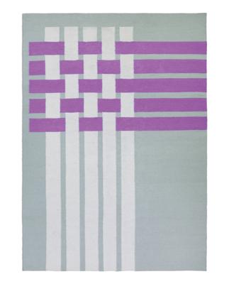 Finarte - Vloerkleed Bond Wool Rug Aqua - 200x300 cm