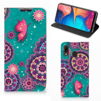 Samsung Galaxy A30 | Bookcase | Cirkels en Vlinders