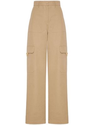 Valentino Garavani pantalon à poches cargo - Tons neutres