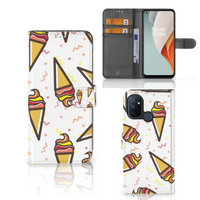 OnePlus Nord N100 Book Cover Icecream