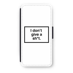 Don't give a shit: iPhone 8 Flip Hoesje