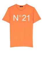 Nº21 Kids t-shirt à logo imprimé - Orange