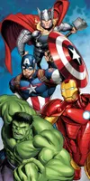 Marvel Avengers strandlaken 70 x 140 cm - thumbnail