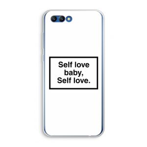 Self love: Honor 10 Transparant Hoesje