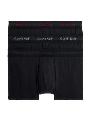 Calvin Klein - 3p Low R Trunk - Cotton Stretch - CQ7, Maat:M