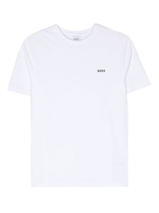 BOSS Kidswear t-shirt à logo imprimé - Blanc