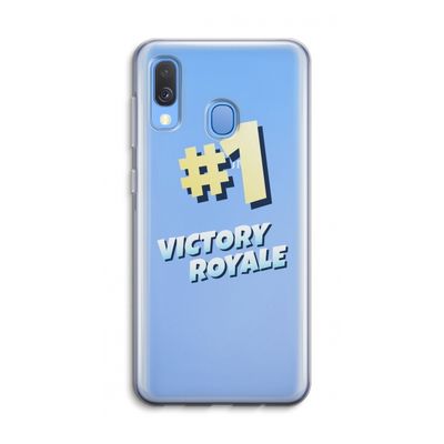 Victory Royale: Samsung Galaxy A40 Transparant Hoesje