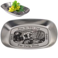 RVS Multi-Purpose lade fruit schaal dessert bord (Random levering)