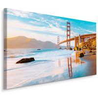 Schilderij - Golden Gate Bridge, San Francisco, USA, premium print - thumbnail
