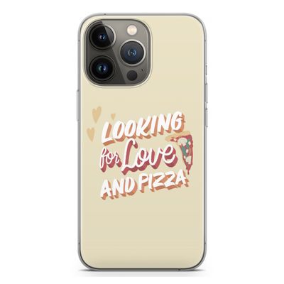 Pizza is the answer: iPhone 13 Pro Transparant Hoesje