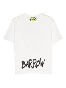 Barrow kids t-shirt en coton à logo imprimé - Blanc