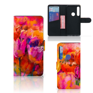 Hoesje Motorola One Action Tulips