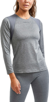 Craft ADV Essence dames sportshirt met lange mouwen (Kleur: donkergrijs, Maat: XS) - thumbnail