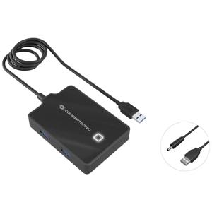 Conceptronic HUBBIES11B laptop dock & poortreplicator USB 3.2 Gen 1 (3.1 Gen 1) Type-A Zwart