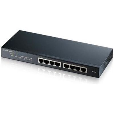 Zyxel GS1900-8 Managed L2 Gigabit Ethernet (10/100/1000) Zwart