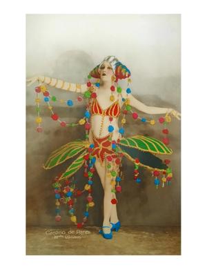 Kunstdruk - Casino de Paris Mlle Whiard 30x40cm