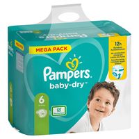 Pampers Baby-Dry Maat 6, 70 Luiers, Tot 12 Uur Bescherming, 13-18kg - thumbnail
