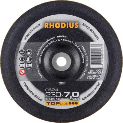 Rhodius 200377 Afbraamschijf Diameter 230 mm Boordiameter 22.23 mm Non-ferrometaal 1 stuk(s)