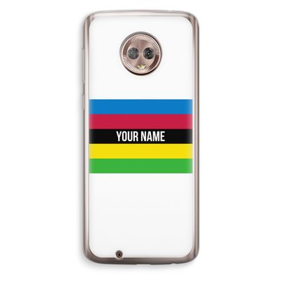 WK Wielrennen: Motorola Moto G6 Transparant Hoesje WK Wielrennen: Motorola Moto G6 Transparant Hoesje