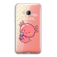 Love You A Lotl: HTC U Play Transparant Hoesje