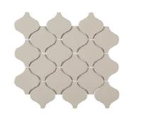 Mozaïek tegels Vlam Grijs Glans 28 x 24,6 - Arabesk Wand en vloer Geglazuurde porseleinen steengoed