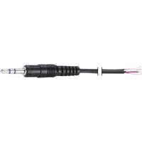 TRU COMPONENTS Jackplug-aansluitkabel Jackplug male 2,5 mm - Open kabeleinde Stereo Aantal polen: 3 Inhoud: 1 stuk(s) - thumbnail