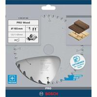 Bosch Professional Cirkelzaagblad voor Hout | PRO Wood cordless | Ø 165mm Asgat 20mm 24T - 2608837685 Bosch Professional Cirkelzaagblad voor Hout | PRO Wood cordless | Ø 165mm Asgat 20mm 24T - 2608837685