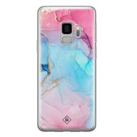 Samsung Galaxy S9 siliconen hoesje - Marble colorbomb
