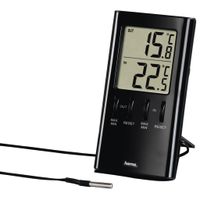 Hama Lcd-thermometer T-350 Zwart Hama Lcd-thermometer T-350 Zwart