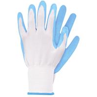 Werkhandschoenen latex lichtblauw S - Talentools