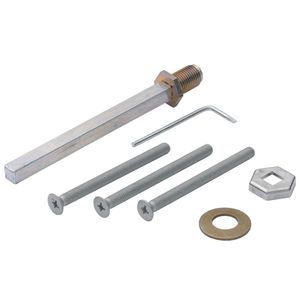 HOPPE Wisselstiftgarnituur voor Clickschilden Deurdikte: 37-117mm Snelstift (incl. 3 Metaalschroeven)