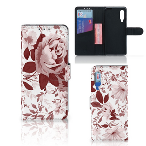 Hoesje Xiaomi Mi 9 Watercolor Flowers