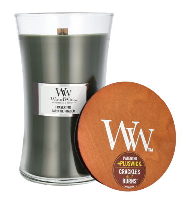 Woodwick Frasier Fir Large Hourglass Candle 0