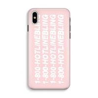 Hotline bling pink: iPhone XS Tough Case