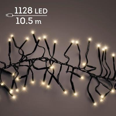 Clusterverlichting led 1128 lampjes soft gold