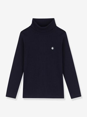 Pully van biokatoen PETIT BATEAU blauw
