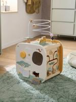 FSCÂ® houten multi-activiteitenkubus geel