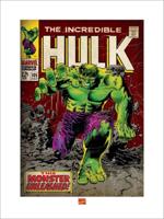 Kunstdruk Incredible Hulk Monster Unleashed 60x80cm