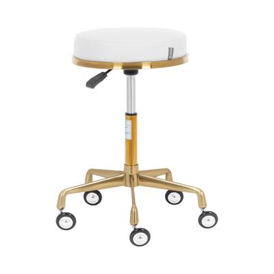 Rolkruk - 51 - 64 cm - 150 kg - Wit/Gouden