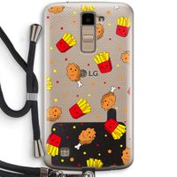 Chicken 'n Fries: LG K10 (2016) Transparant Hoesje met koord